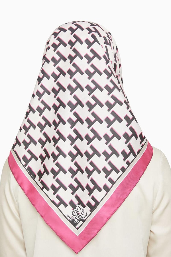 LevidorLevidor Fuşya Trend Twill Eşarp
