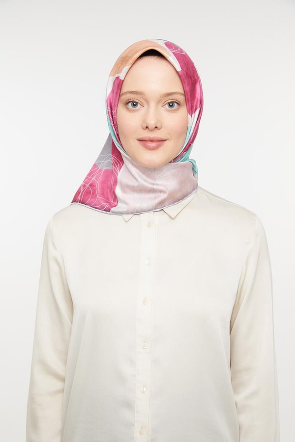 LevidorLevidor Fuşya Trend Twill Eşarp