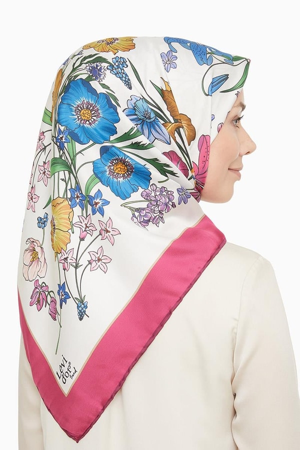 LevidorLevidor Fuşya Trend Twill Eşarp