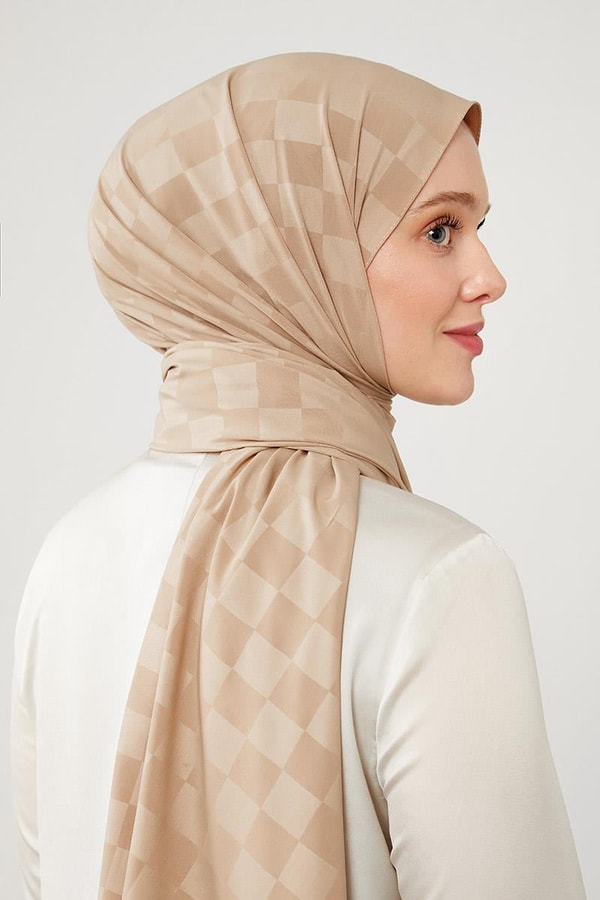 LevidorLevidor Gold Dama Desen Jakarlı Elegance Şal