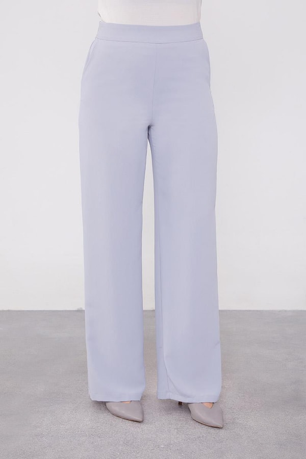 LevidorLevidor Gri Boncuk İşlemeli Tunik Takım