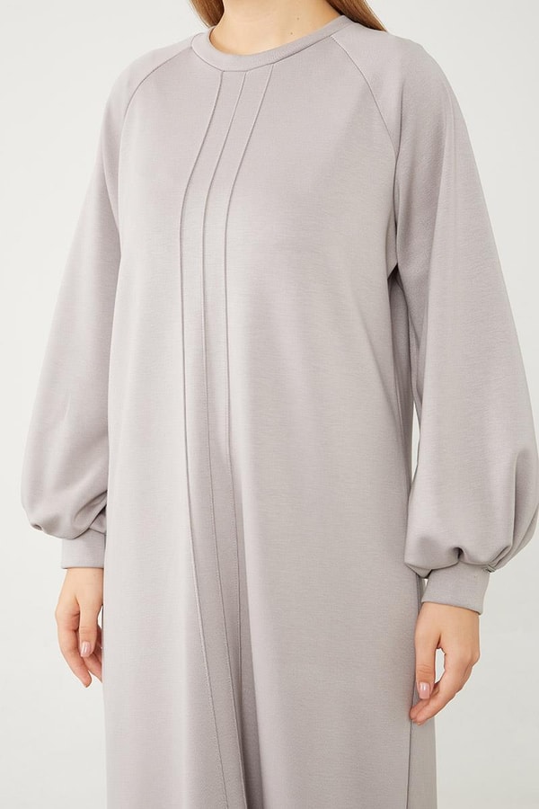 LevidorLevidor Gri Nevür Detaylı Spor Elbise