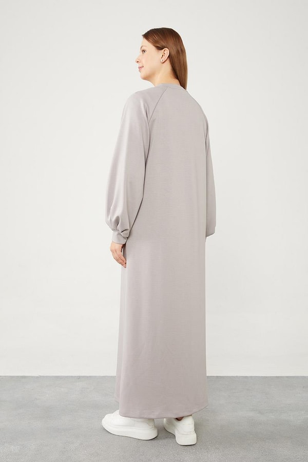 LevidorLevidor Gri Nevür Detaylı Spor Elbise