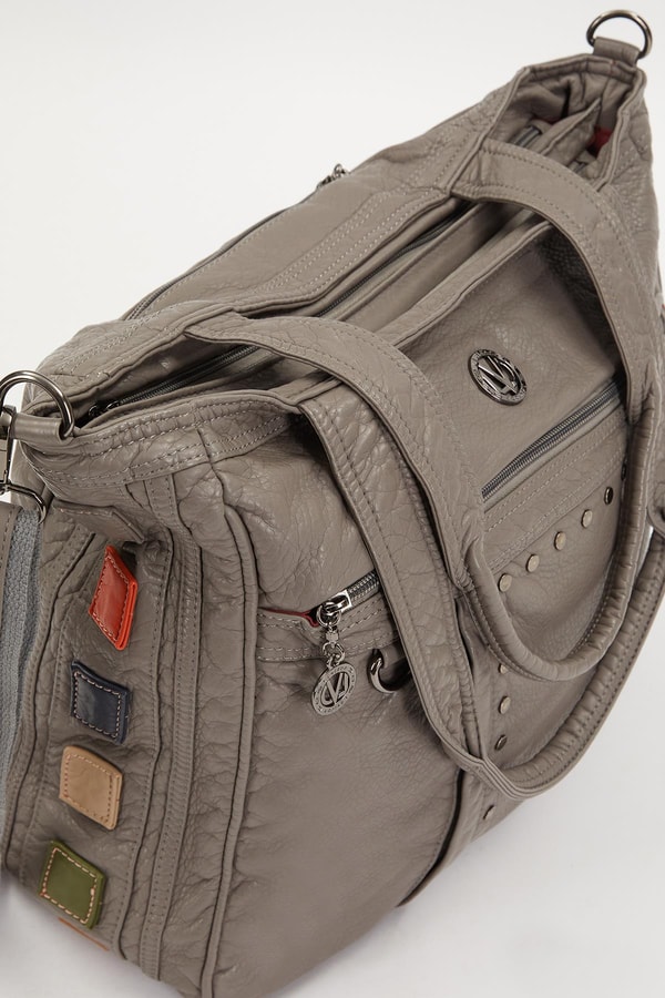 LevidorLevidor Gri Renk Detaylı Omuz Çantası