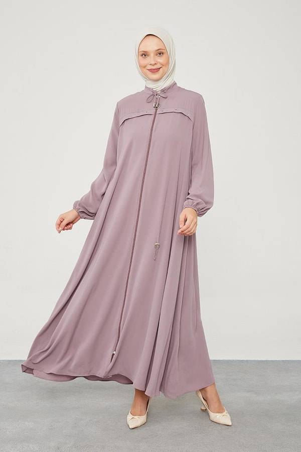 LevidorLevidor Gül Kuş Gözü Detaylı Ferace