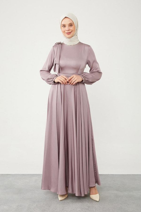 LevidorLevidor Gül Omuz Detaylı Elbise