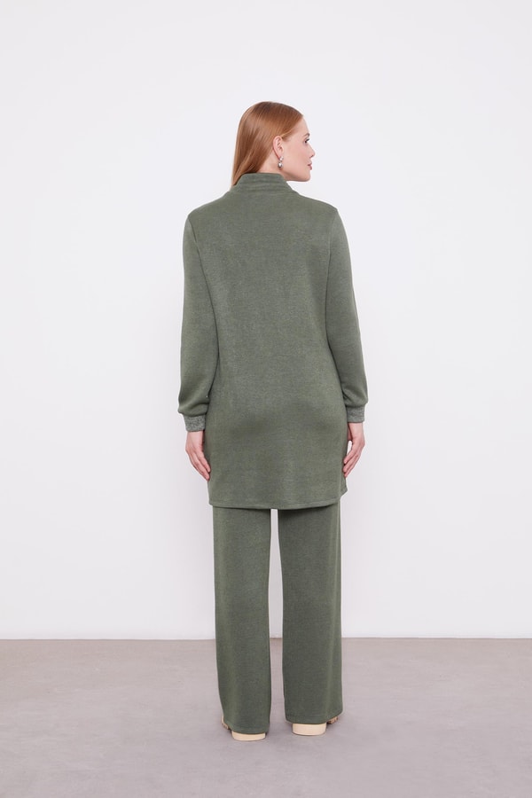 LevidorLevidor Haki Simli Kaşmiş Kumaş İkili Takım