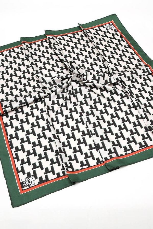 LevidorLevidor Haki Trend Twill Eşarp