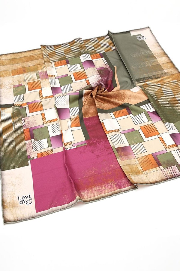 LevidorLevidor Haki Trend Twill Eşarp
