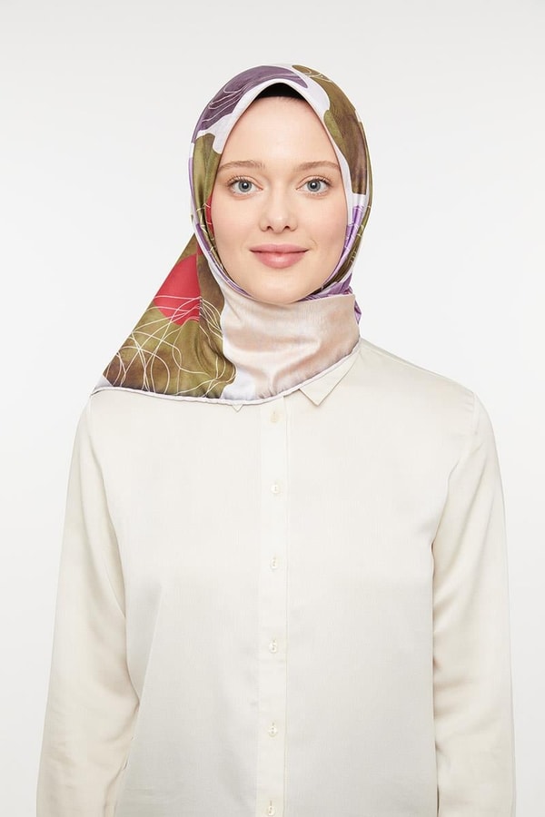 LevidorLevidor Haki Trend Twill Eşarp
