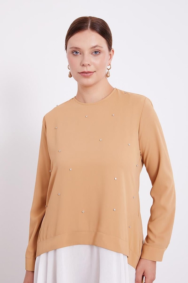 LevidorLevidor Hardal Şifon Detaylı Tunik Takım