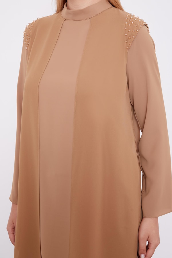 LevidorLevidor Hardal Şifon Omuzları İşlemeli İkili Takım