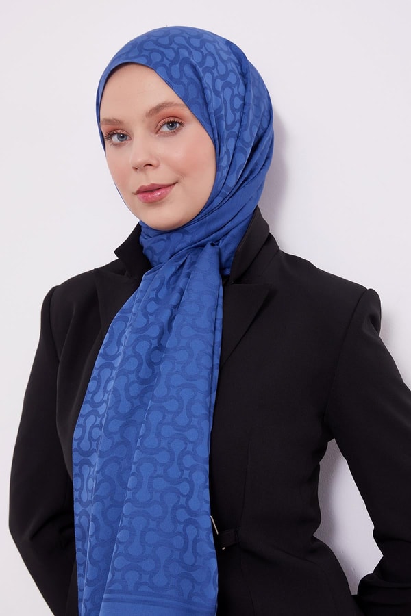 LevidorLevidor İndigo S Desen Blue Jakar Şal