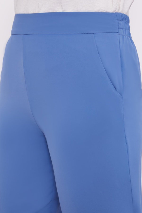 LevidorLevidor İndigo Şifon Omuzları İşlemeli İkili Takım