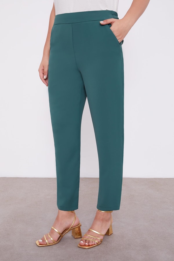 LevidorLevidor K.Yeşil Şifon Omuzları İşlemeli İkili Takım