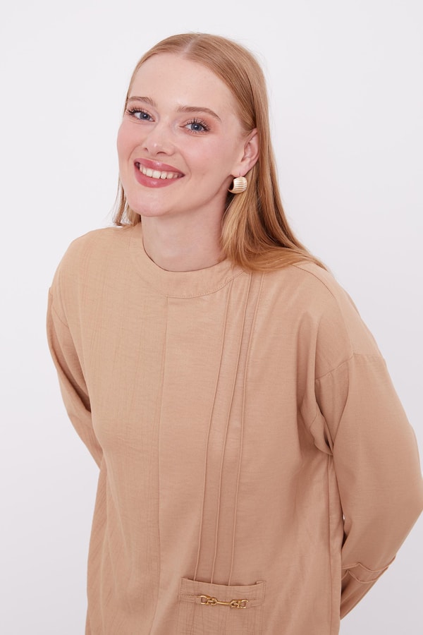 LevidorLevidor K.Bej Cep Detaylı Aerobin İkili Takım