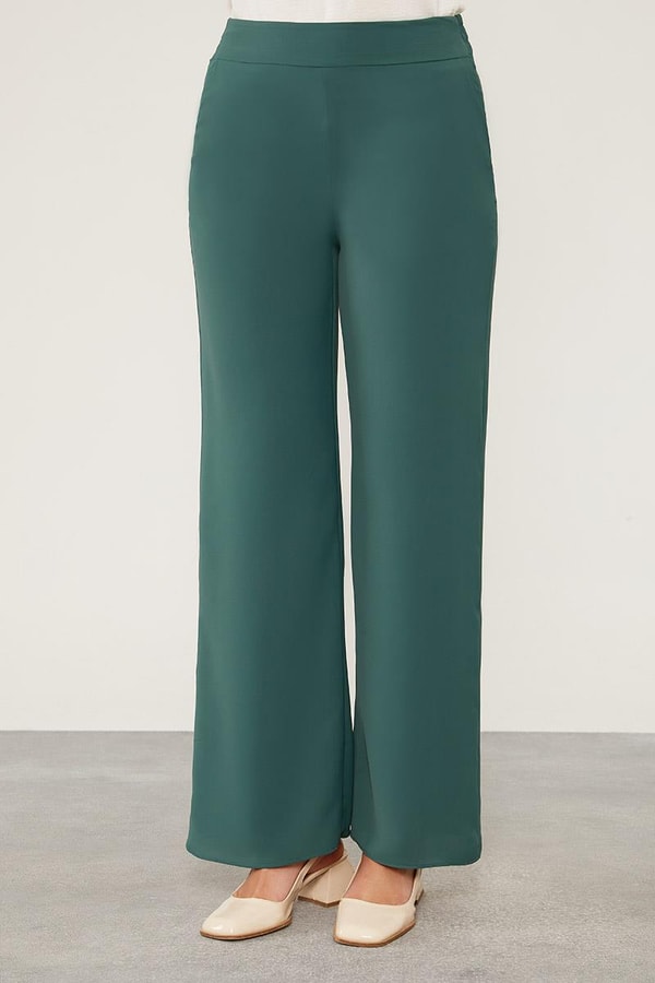 LevidorLevidor K.Yeşil İnci İşlemeli Şifon İkili Takım