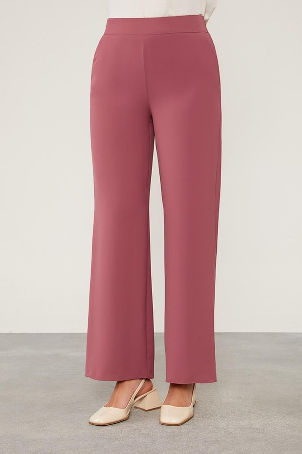 LevidorLevidor K.Pembe İnci İşlemeli Şifon İkili Takım