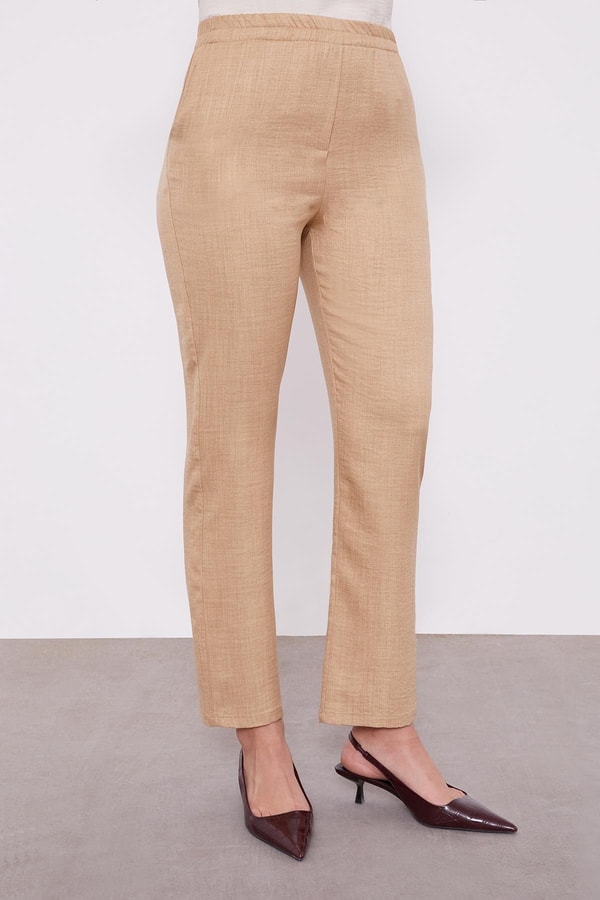 LevidorLevidor K.Bej Taş İşlemeli Melanj Gömlek İkili Takım