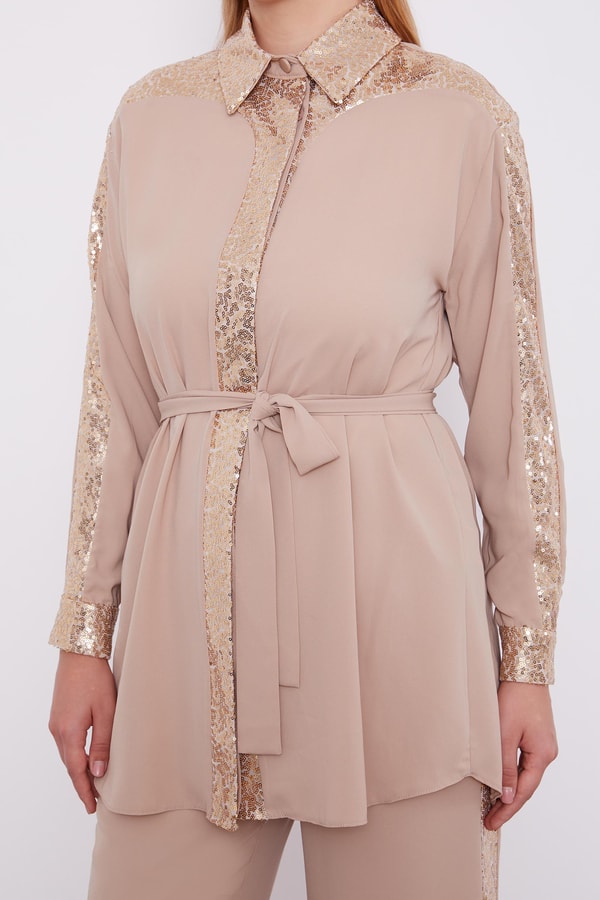 LevidorLevidor K.Bej Payet Detaylı İkili Takım