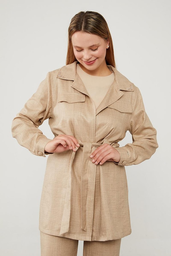 LevidorLevidor K.Taş BELİ TÜNELLİ CEP KAPAKLI CEKET TAKIM