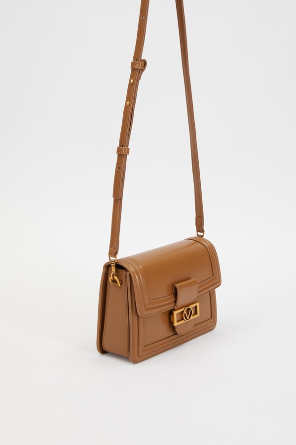 LevidorLevidor Kahve Deri Zincir Askılı Omuz Çantası