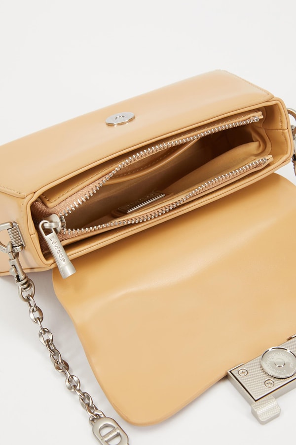 LevidorLevidor Kahve Gizli Cep Detaylı Omuz Çantası