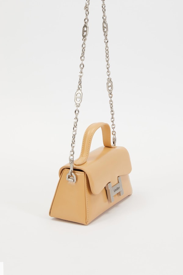 LevidorLevidor Kahve Gizli Cep Detaylı Omuz Çantası