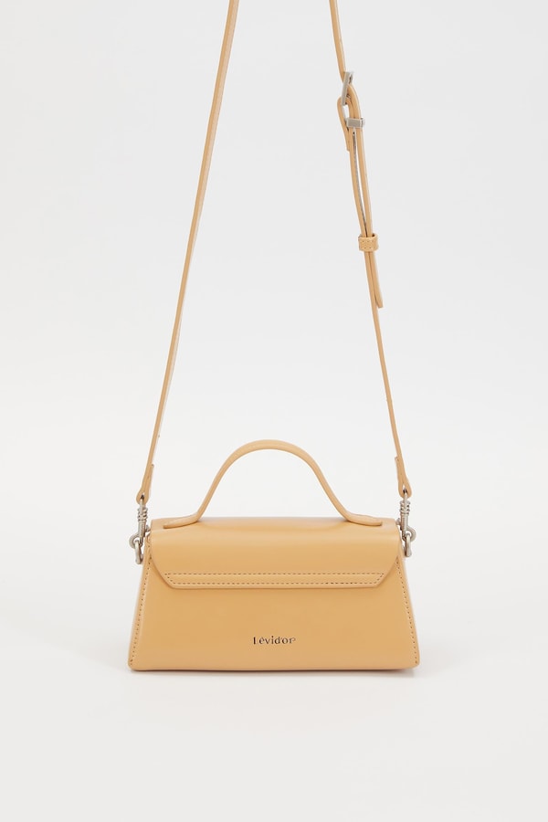 LevidorLevidor Kahve Gizli Cep Detaylı Omuz Çantası