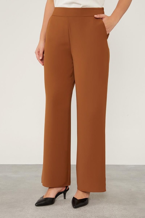 LevidorLevidor Kahve İnci İşlemeli Şifon İkili Takım