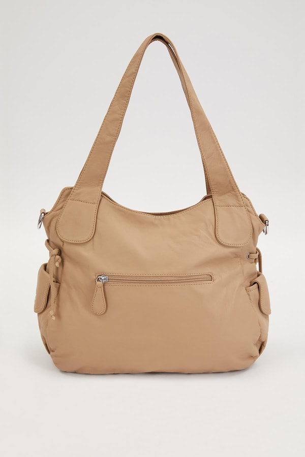 LevidorLevidor Kahve Sırma Desen Omuz Çantası