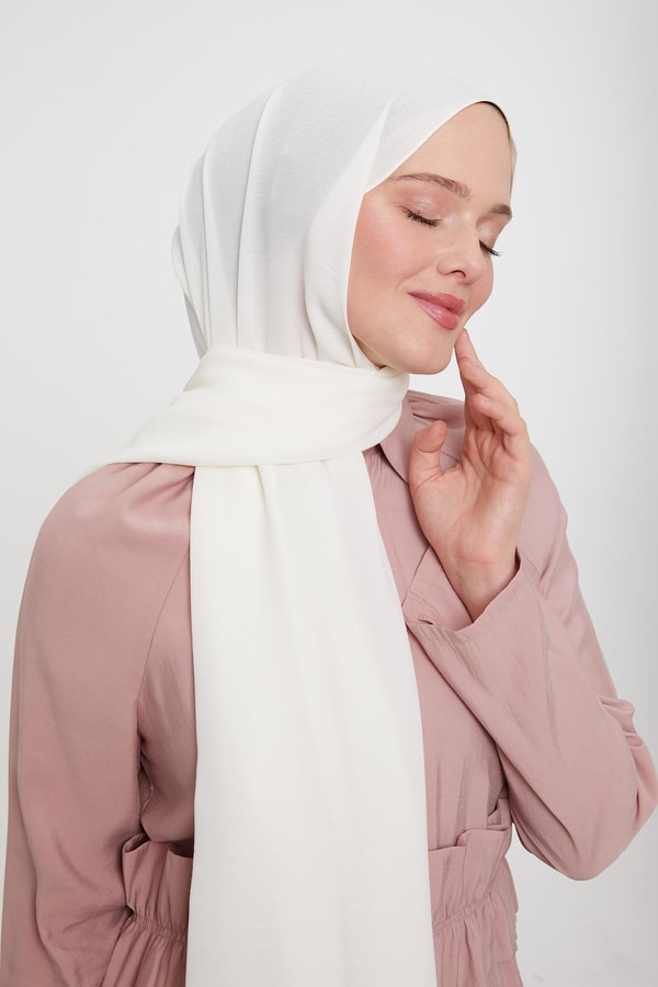 LevidorLevidor Kırık Beyaz Düz Aerobin Şal