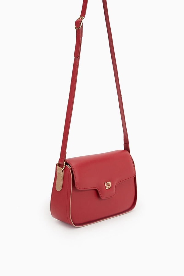 LevidorLevidor Kırmızı Ayarlanabilir Askılı Omuz Çantası