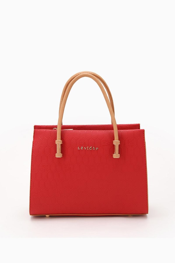 LevidorLevidor Kırmızı Çıkarılabilir Askılı El Çantası