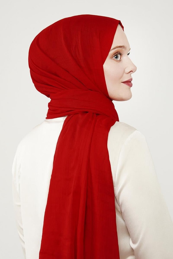 LevidorLevidor Kırmızı Hawai Şal