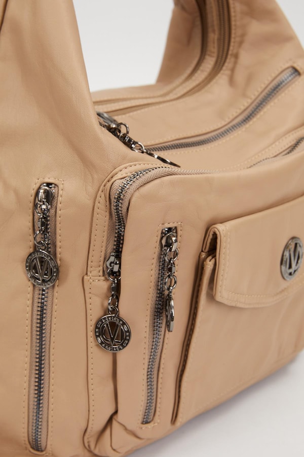 LevidorLevidor Krem Ayarlanabilir Askılı Omuz Çantası