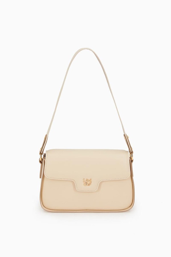 LevidorLevidor KREM Ayarlanabilir Askılı Omuz Çantası