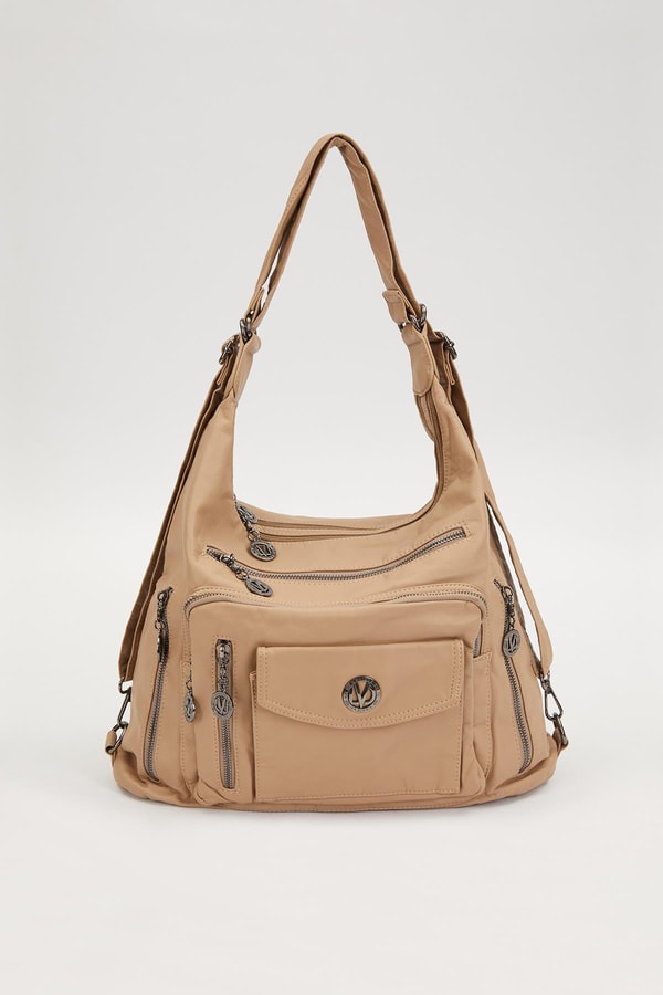 LevidorLevidor Krem Ayarlanabilir Askılı Omuz Çantası