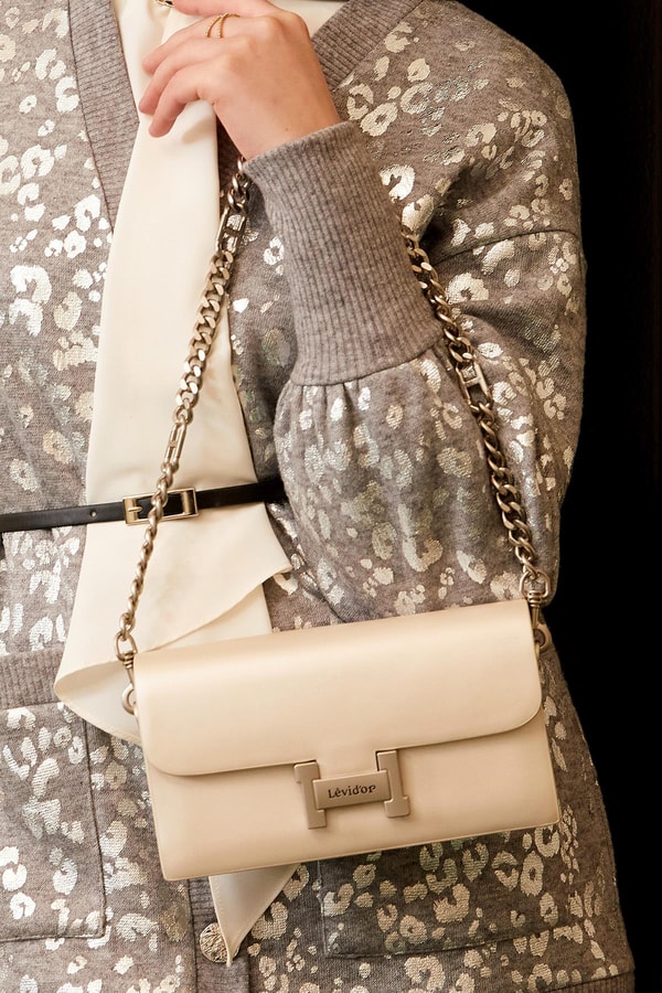 LevidorLevidor KREM Çift Askılı Omuz Çantası