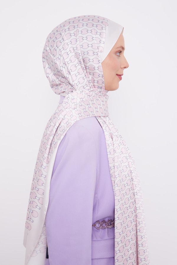 LevidorLevidor Krem Elips Desen Angel Şal