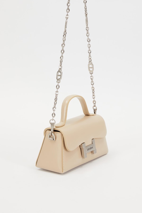 LevidorLevidor KREM Gizli Cep Detaylı Omuz Çantası