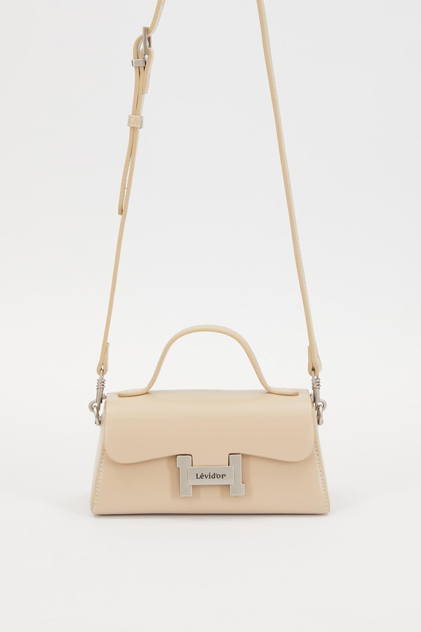 LevidorLevidor KREM Gizli Cep Detaylı Omuz Çantası