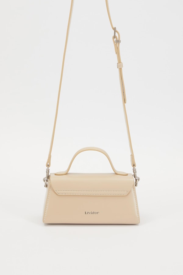 LevidorLevidor KREM Gizli Cep Detaylı Omuz Çantası