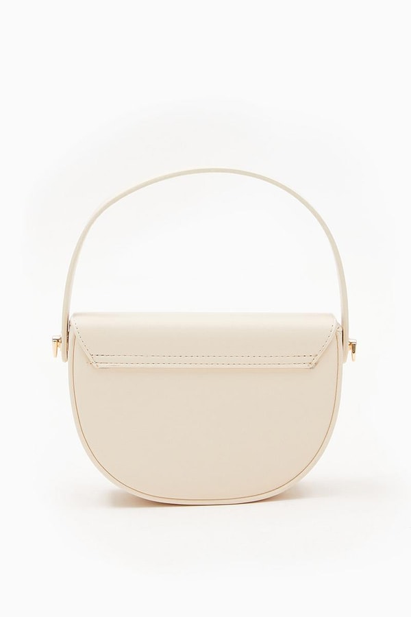 LevidorLevidor Krem Kilit Kapamalı El Çantası