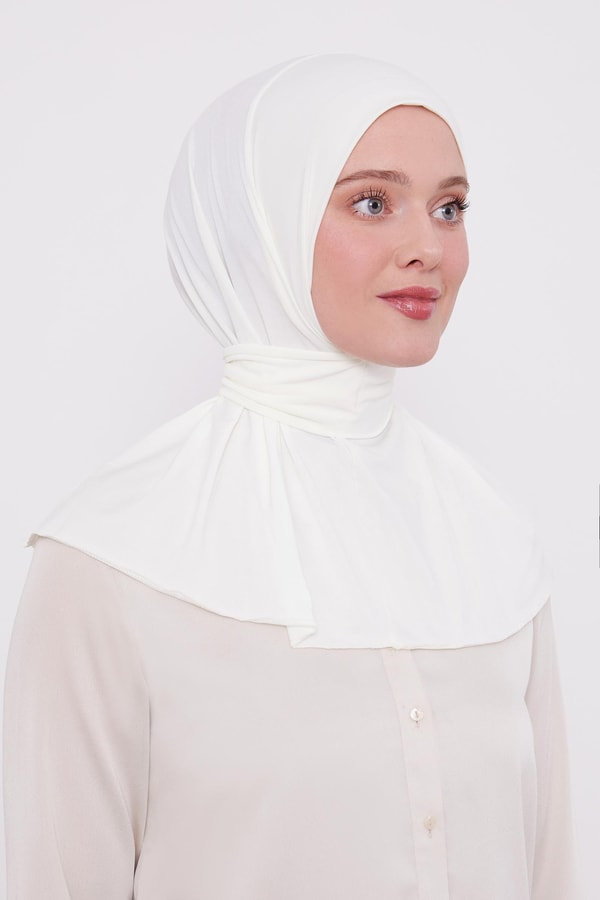 LevidorLevidor Krem Pratik Spor Çıtçıt Şal Bone