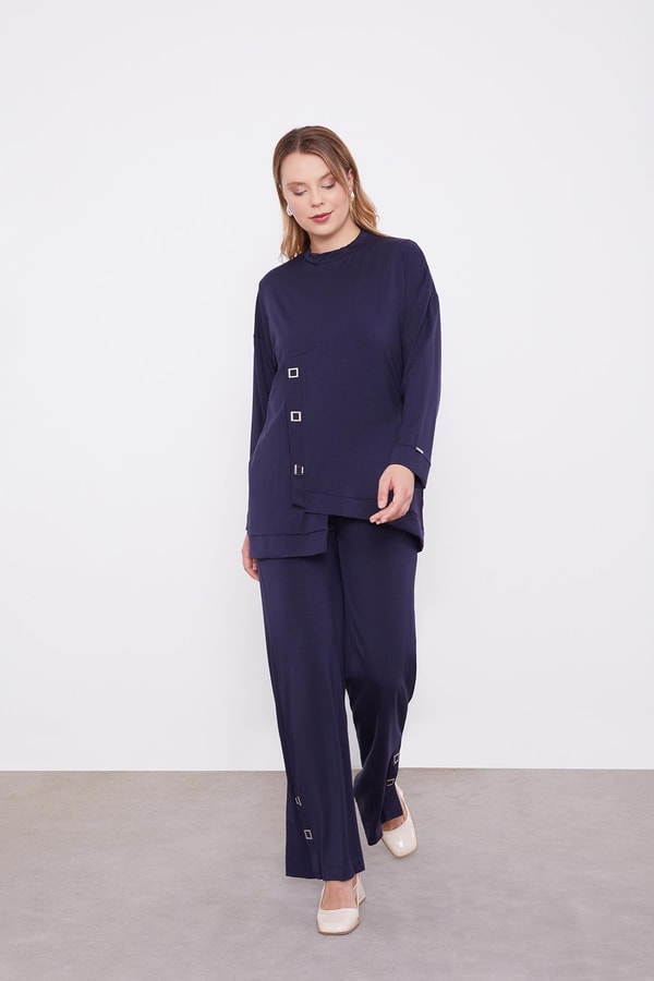 LevidorLevidor Lacivert Asimetrik Kesim İkili Takım