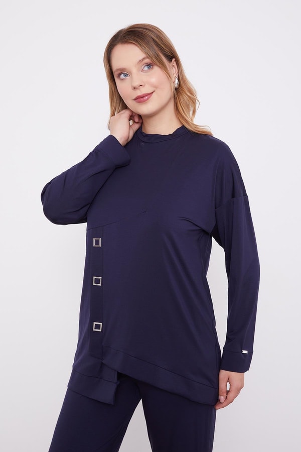 LevidorLevidor Lacivert Asimetrik Kesim İkili Takım