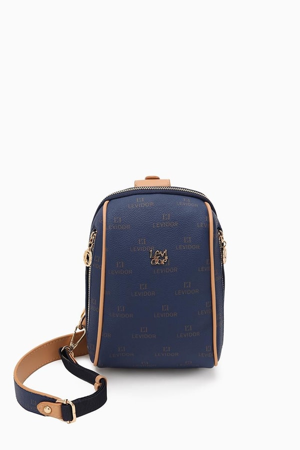 LevidorLevidor Lacivert Empirme Baskılı Bady Bag Çanta