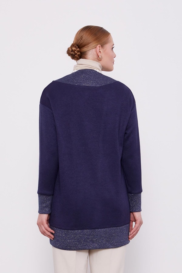 LevidorLevidor Lacivert İnci Düğmeli Kaşmir Hırka