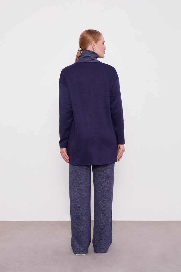 LevidorLevidor Lacivert Sim Detaylı Kaşmiş İkili Takım